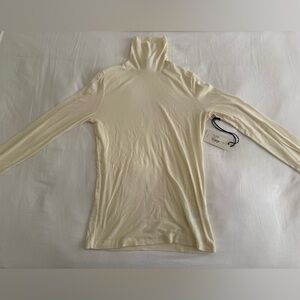 Agolde Pascal Turtleneck in Oatmilk